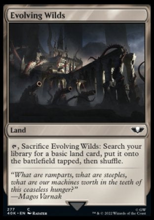 (277) Magic The Gathering Universes Beyond: Warhammer 40000 Single: Evolving Wilds Holo Common