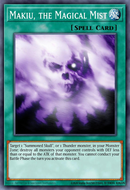 (087) YuGiOh TCG LCYW: Legendary Collection 3: Mega Pack Single: Makiu, the Magical Mist  Common