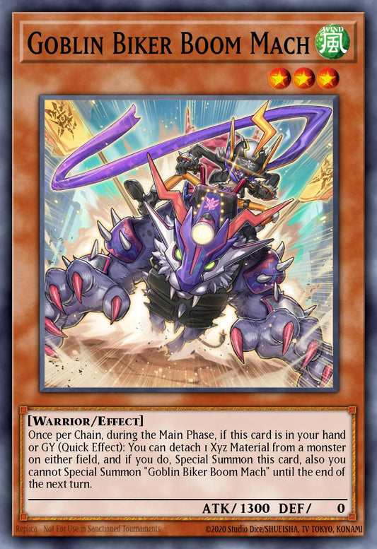 (010) YuGiOh TCG PHNI: Phantom Nightmare Single: Goblin Biker Boom Mach  Common