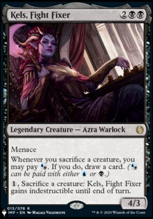 (015) Magic The Gathering The List Single: Kels, Fight Fixer  Rare