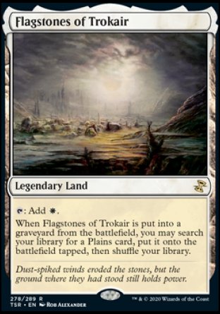 (278/289) Magic The Gathering Time Spiral Remastered Single: Flagstones of Trokair  Rare