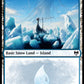 (278/285) Magic The Gathering Kaldheim Single: Snow-Covered Island (V.1) Holo Land