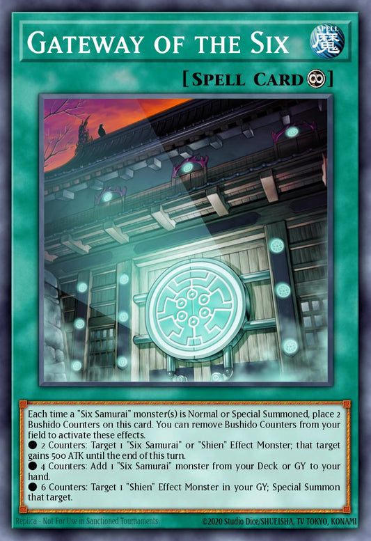 (229) YuGiOh TCG RA03: Quarter Century Bonanza Single: Gateway of the Six (V.1 - Platinum Secret Rare)  Platinum Secret Rare