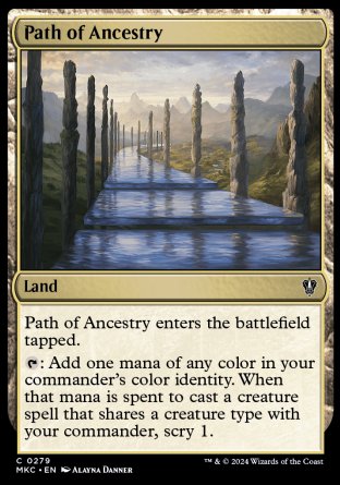 (279) Magic The Gathering Commander: Murders at Karlov Manor Single: Path of Ancestry  Common