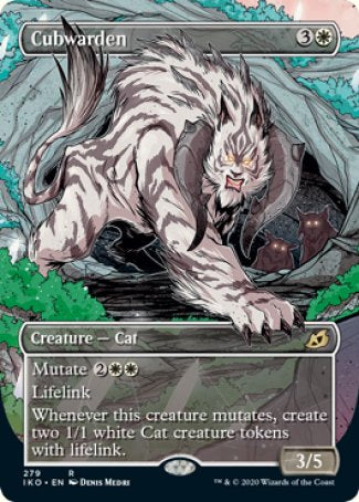 (279) Magic The Gathering Ikoria: Lair of Behemoths: Extras Single: Cubwarden  Rare