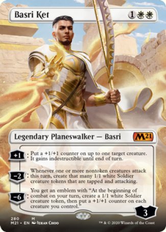 (280) Magic The Gathering Core 2021: Extras Single: Basri Ket (V.1)  Mythic