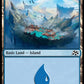 (280) Magic The Gathering Aetherdrift Single: Island (V.2) Holo Land