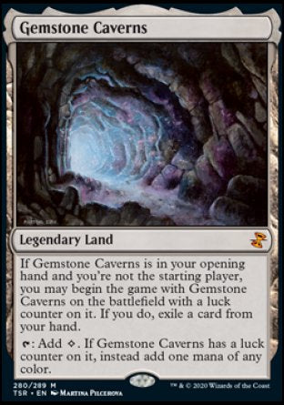 (280/289) Magic The Gathering Time Spiral Remastered Single: Gemstone Caverns Holo Mythic