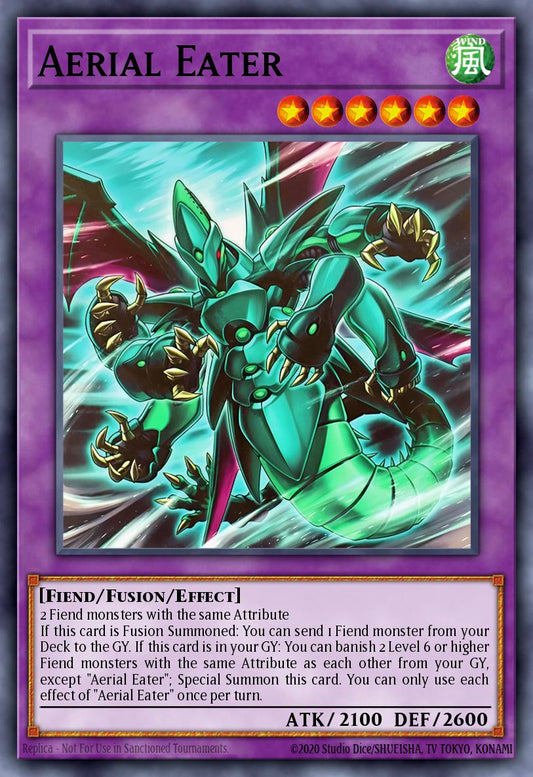 (089) YuGiOh TCG INFO: The Infinite Forbidden Single: Aerial Eater  Common