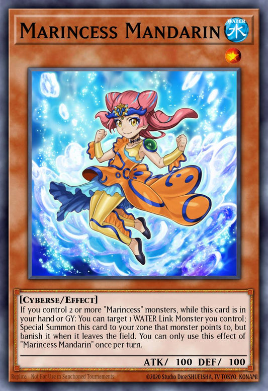 (147) YuGiOh TCG MP20: 2020 Tin of Lost Memories Mega Pack Single: Marincess Mandarin  Common