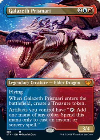 (281) Magic The Gathering Strixhaven: School of Mages: Extras Single: Galazeth Prismari Holo Mythic