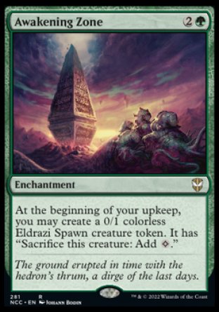 (281) Magic The Gathering Commander: Streets of New Capenna Single: Awakening Zone  Rare