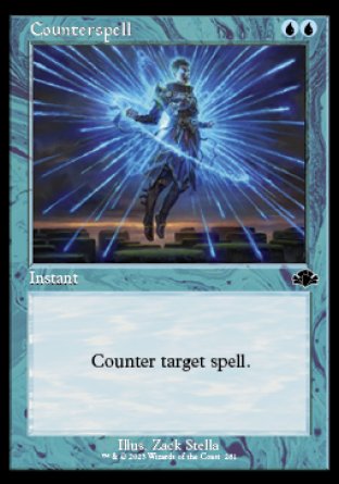 (281) Magic The Gathering Dominaria Remastered: Extras Single: Counterspell Holo Common
