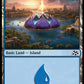 (281) Magic The Gathering Aetherdrift Single: Island (V.3) Holo Land