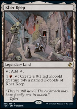 (281/289) Magic The Gathering Time Spiral Remastered Single: Kher Keep  Rare
