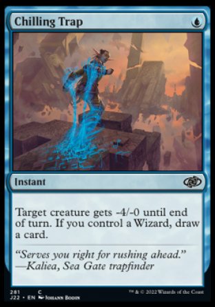 (281) Magic The Gathering Jumpstart 2022 Single: Chilling Trap  Common