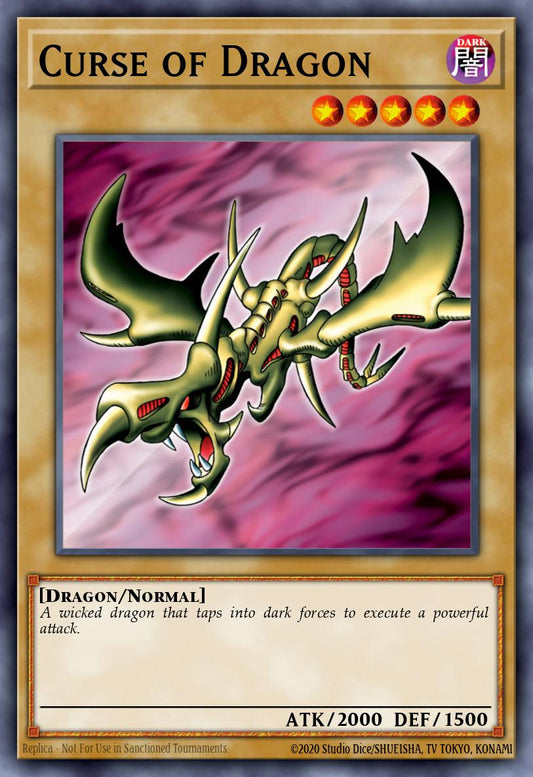 (006) YuGiOh TCG LCYW: Legendary Collection 3: Mega Pack Single: Curse of Dragon  Rare