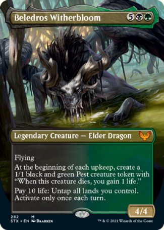 (282) Magic The Gathering Strixhaven: School of Mages: Extras Single: Beledros Witherbloom  Mythic