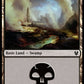 (282) Magic The Gathering Theros Beyond Death: Extras Single: Swamp (V.1) Holo Land