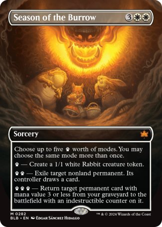 (282) Magic The Gathering Bloomburrow: Extras Single: Season of the Burrow  Mythic