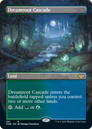 (282) Magic The Gathering Innistrad: Crimson Vow: Extras Single: Dreamroot Cascade  Rare