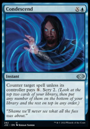 (282) Magic The Gathering Jumpstart 2022 Single: Condescend  Uncommon