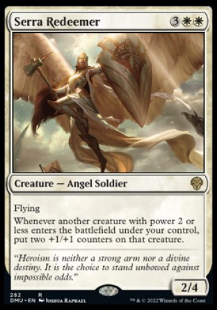 (282) Magic The Gathering Dominaria United: Extras Single: Serra Redeemer (V.1) Holo Rare