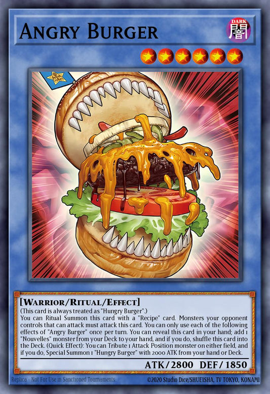 (DUAD029) YuGiOh TCG Duelist’s Advance Single: Angry Burger  Common