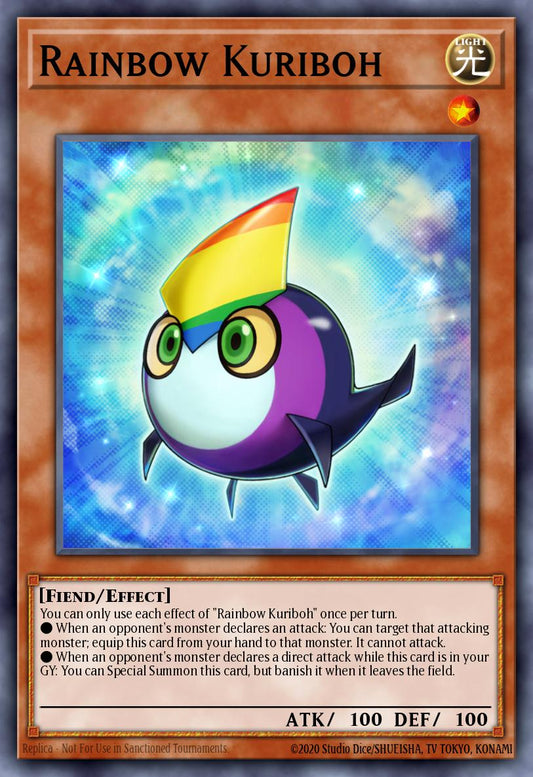 (188) YuGiOh TCG MP14: 2014 Mega-Tins Mega-Pack Single: Rainbow Kuriboh  Secret Rare