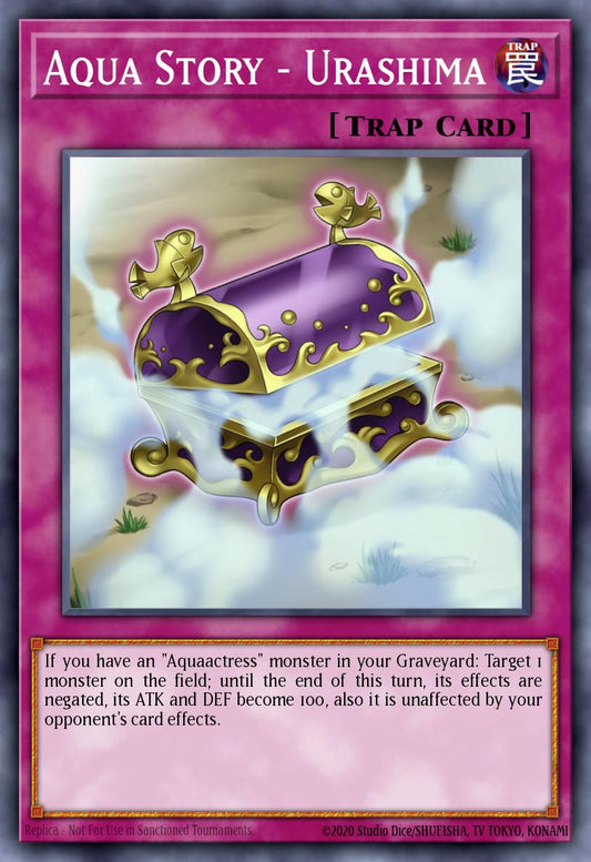 (096) YuGiOh TCG DLCS: Dragons of Legend: The Complete Series Single: Aqua Story - Urashima  Common