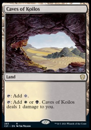 (283) Magic The Gathering Commander: Strixhaven Single: Caves of Koilos  Rare