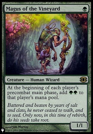 (132) Magic The Gathering The List Single: Magus of the Vineyard  Rare
