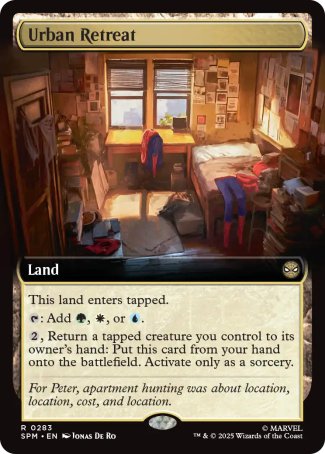 (283) Magic The Gathering Magic: The Gathering | Marvel's Spider-Man: Extras Single: Urban Retreat Holo Rare