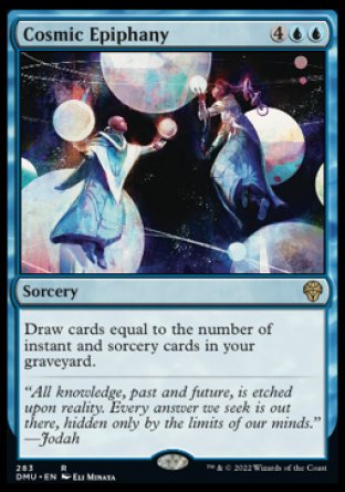 (283) Magic The Gathering Dominaria United: Extras Single: Cosmic Epiphany (V.1) Holo Rare