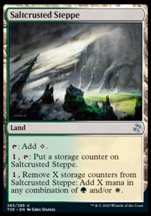 (283/289) Magic The Gathering Time Spiral Remastered Single: Saltcrusted Steppe  Uncommon
