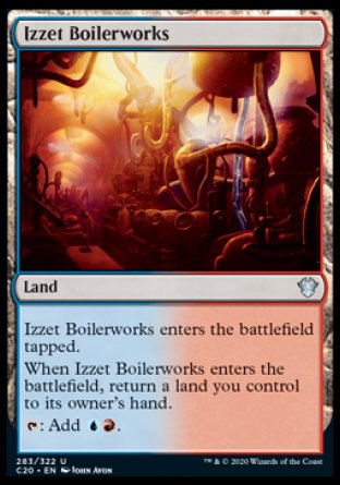 (283/322) Magic The Gathering Commander: Ikoria Single: Izzet Boilerworks  Uncommon