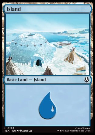 (283) Magic The Gathering Magic: The Gathering | Avatar: The Last Airbender Single: Island (V.1)  Land