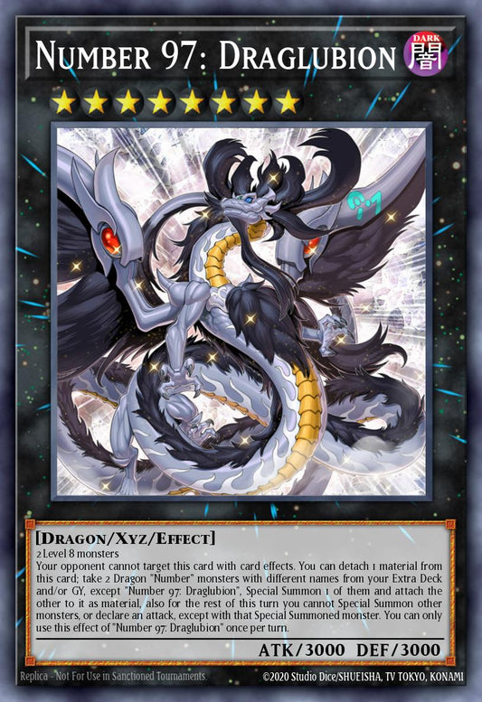 (093) YuGiOh TCG MZTM: Maze of the Master Single: Number 97: Draglubion  Rare