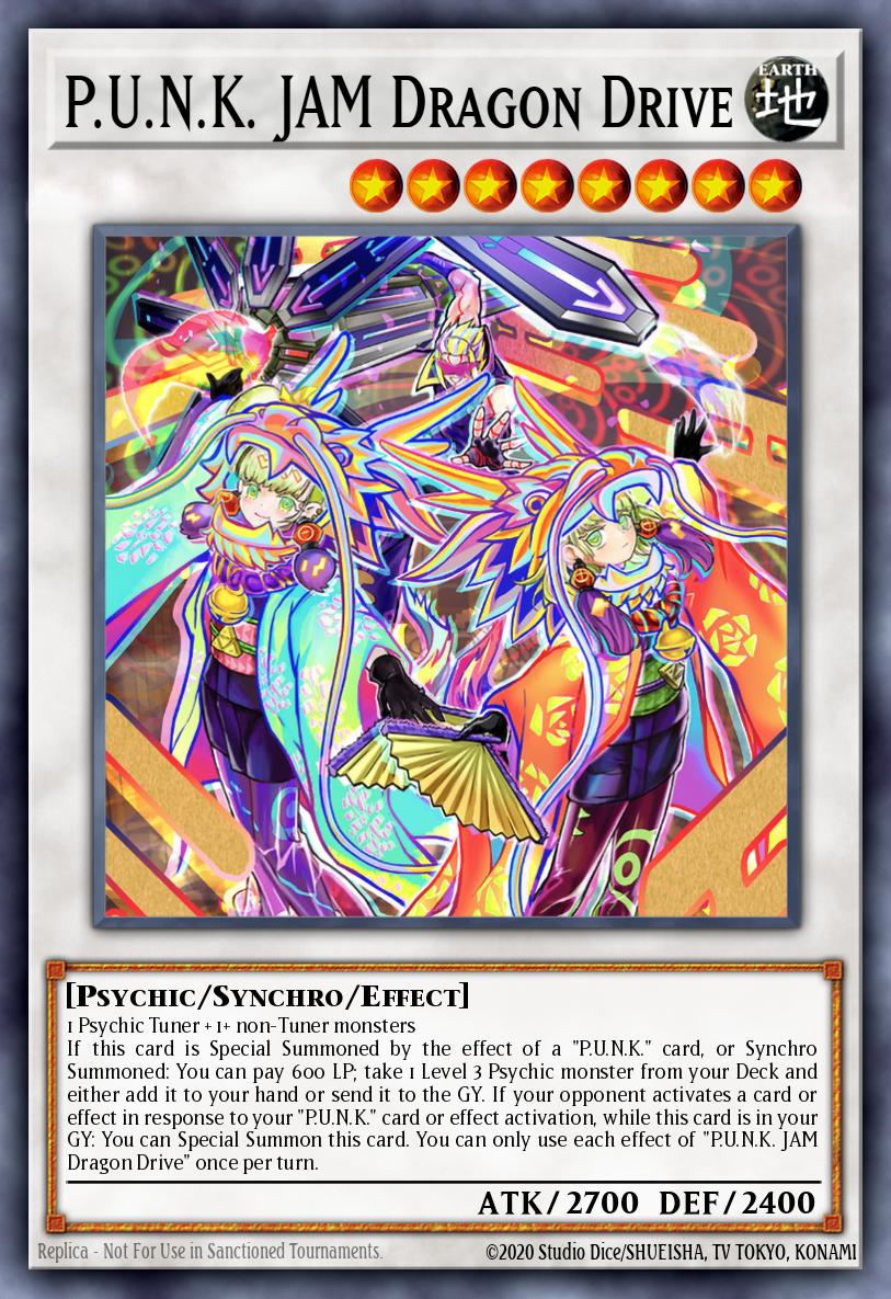 (078) YuGiOh TCG BLMM: Battles of Legend: Monster Mayhem Single: P.U.N.K. JAM Dragon Drive  Ultra Rare