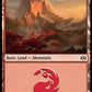 (284) Magic The Gathering Tarkir: Dragonstorm Single: Mountain (V.3) Holo Land