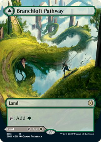 (284) Magic The Gathering Zendikar Rising: Extras Single: Branchloft Pathway // Boulderloft Pathway  Rare