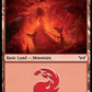(284) Magic The Gathering Duskmourn: House of Horror Single: Mountain (V.2)  Land