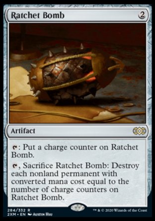 (284/332) Magic The Gathering Double Masters Single: Ratchet Bomb  Rare