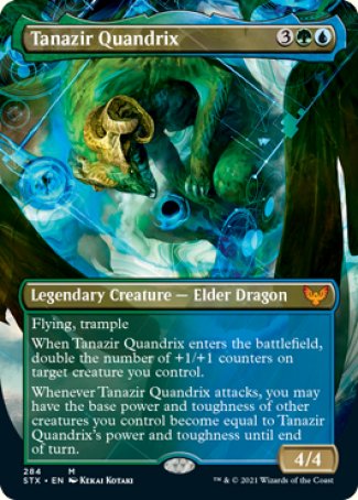 (284) Magic The Gathering Strixhaven: School of Mages: Extras Single: Tanazir Quandrix Holo Mythic