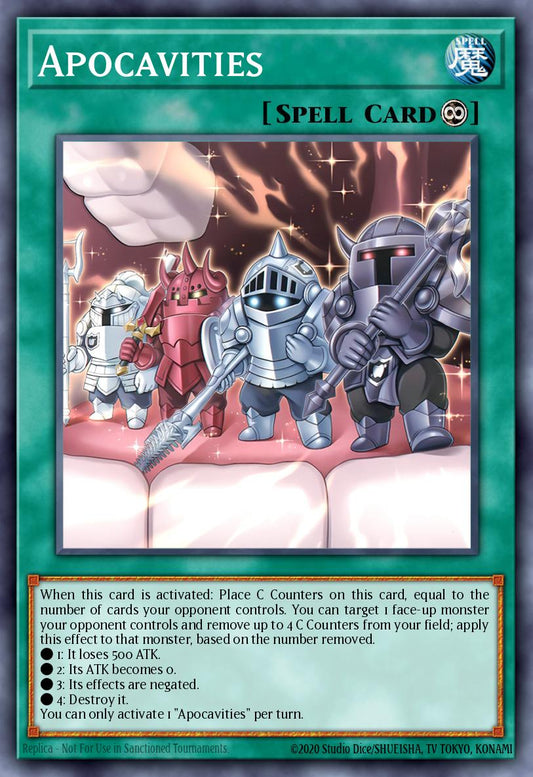 (072) YuGiOh TCG DOOD: Doom of Dimensions Single: Apocavities  Common