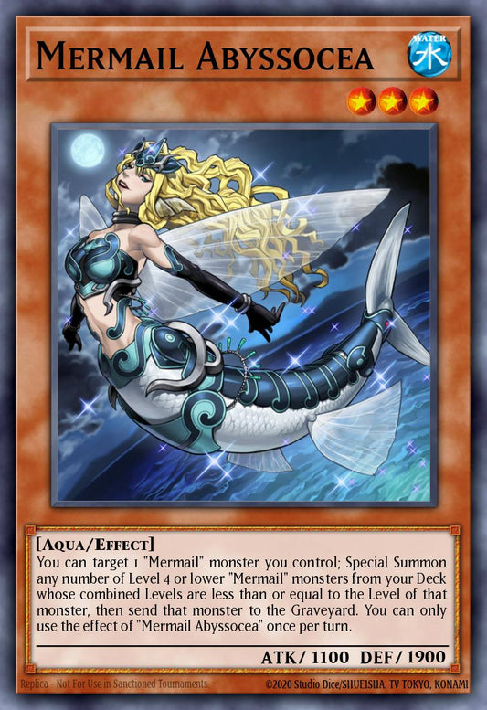 (016) YuGiOh TCG MP14: 2014 Mega-Tins Mega-Pack Single: Mermail Abyssocea  Common