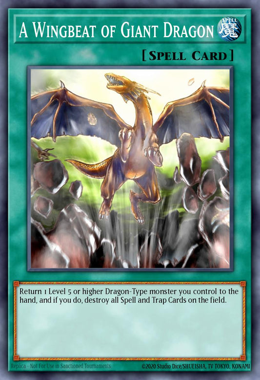 (159) YuGiOh TCG DB2: Dark Beginning 2 Single: A Wingbeat of Giant Dragon  Common