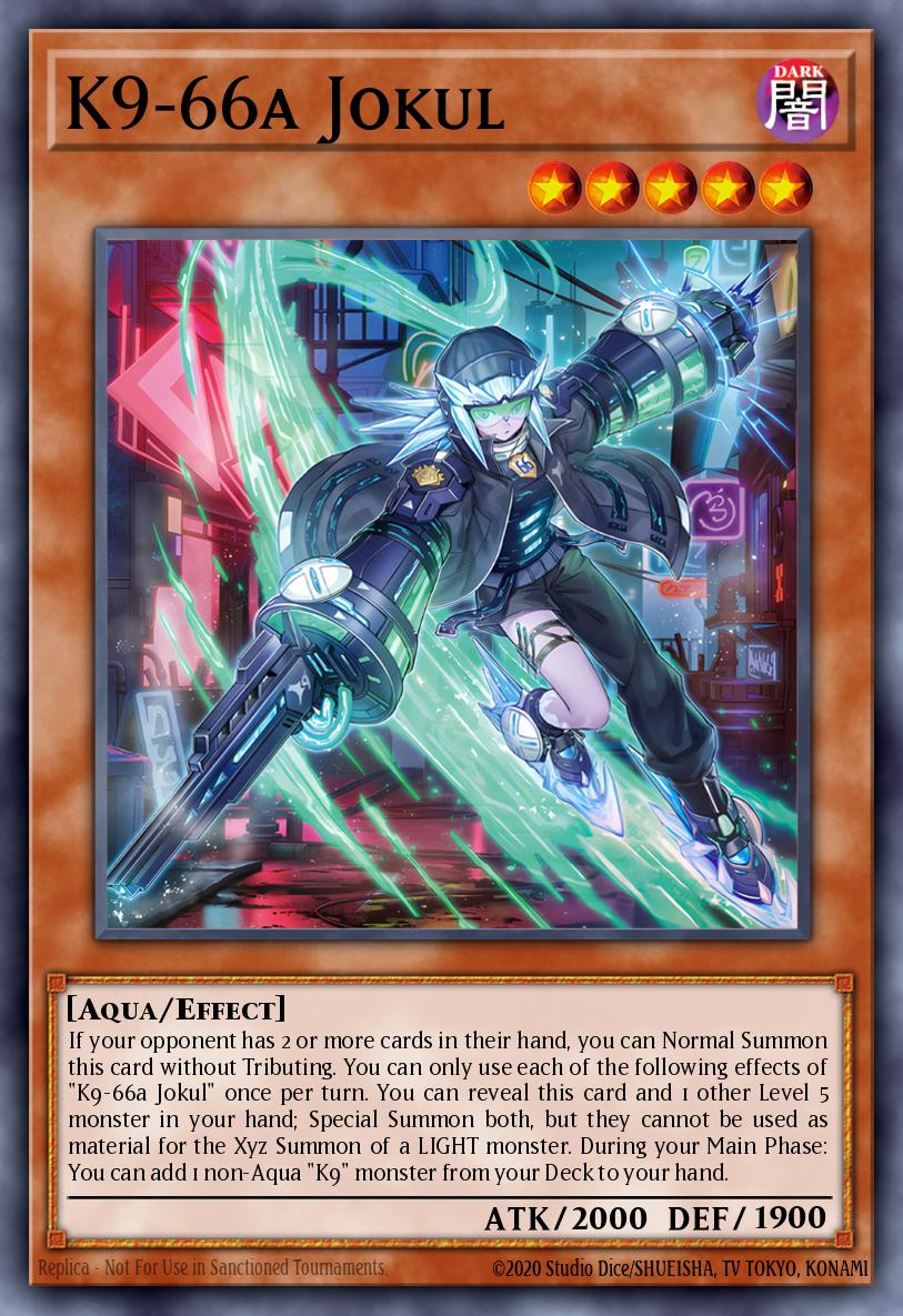 (032) YuGiOh TCG JUSH: Justice Hunters Single: K9-66a Jokul  Super Rare