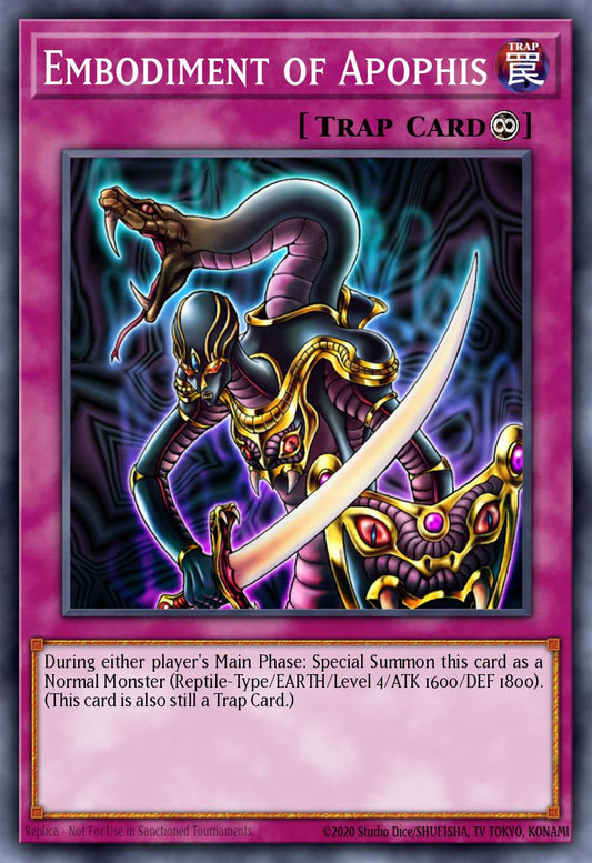 (104) YuGiOh TCG MZTM: Maze of the Master Single: Embodiment of Apophis (V.1 - Rare)  Rare