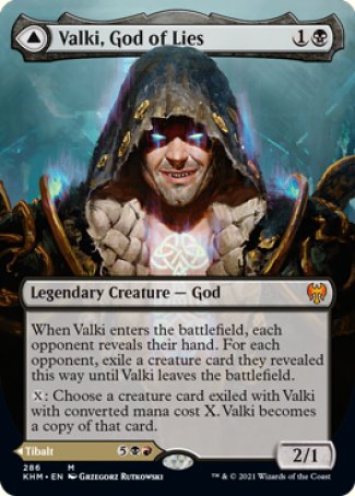 (286) Magic The Gathering Kaldheim: Extras Single: Valki, God of Lies // Tibalt, Cosmic Impostor (V.1) Holo Mythic